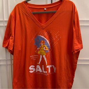 NWOT- Graphic T-Shirt with Salty Print